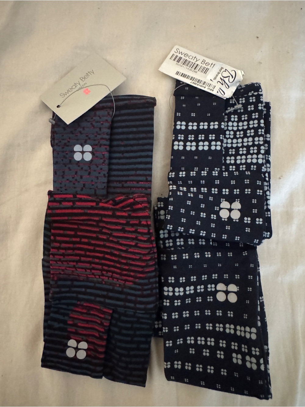 New Set of 4 Sweaty Betty Power Headbads